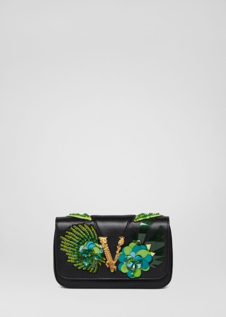 Versace Jungle Embroidered Virtus Aftonväska Dam - 042593AJE